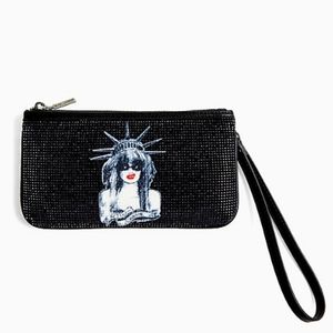 💋 2/$30 - NWOT Betsey Johnson ❤️ Torrid Faux Leather Sparkle Convertible Bag